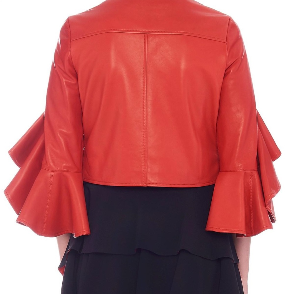 ALEXANDER MCQUEEN LEATHER BIKER JACKET. - Picture 3 of 4